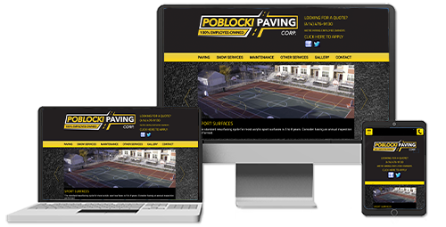 Milwaukee Website Design - Poblocki Paving
